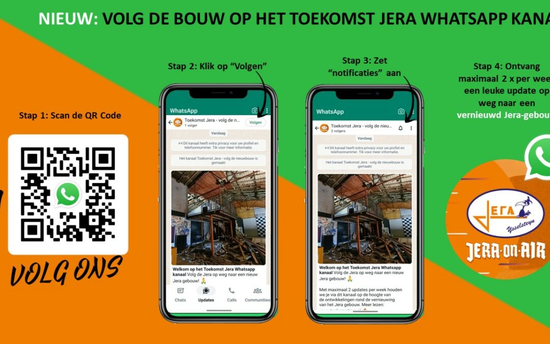Whatsapp kanaal ‘Toekomst Jera’
